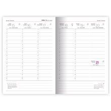 Határidőnapló, agenda, Lizzy Card, heti beosztású B/5 2026. évi Calla Lily