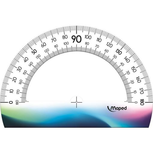 MAPED Vonalzókészlet, műanyag, 4 darabos, Nightfall