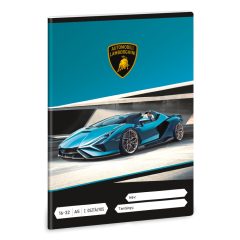   ARS UNA füzet A/5 32 lapos II. osztályos vonalas, Lamborghini VII 16-32