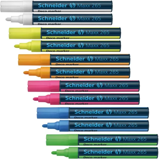 SCHNEIDER 265 folyékony krétamarker, világoskék
