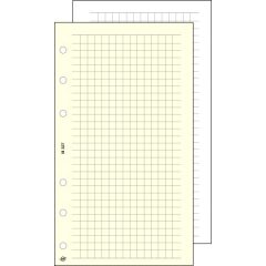   Saturnus, Kalendárium betét, jegyzetlap, "S", kockás, chamois