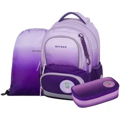 Iskolatáska szett Oxy Next Purple