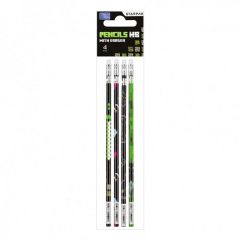 Minecraft HB grafitceruza, radírral, 4db