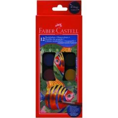 Vízfesték Faber-Castell 24mm 12 szín