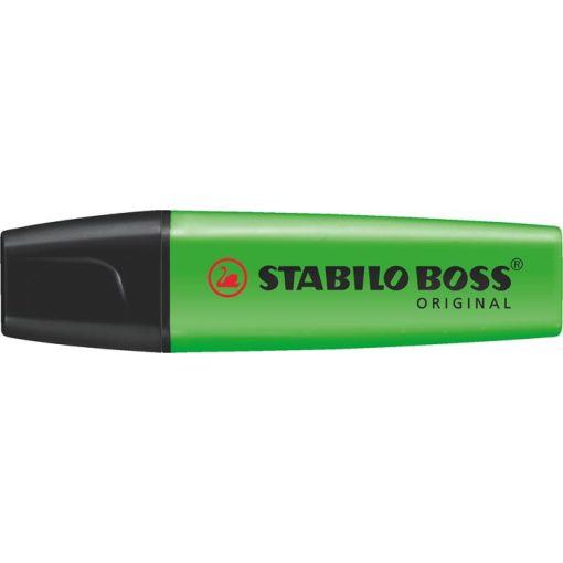 Szövegkiemelő STABILO BOSS vágott, 2-5mm, zöld