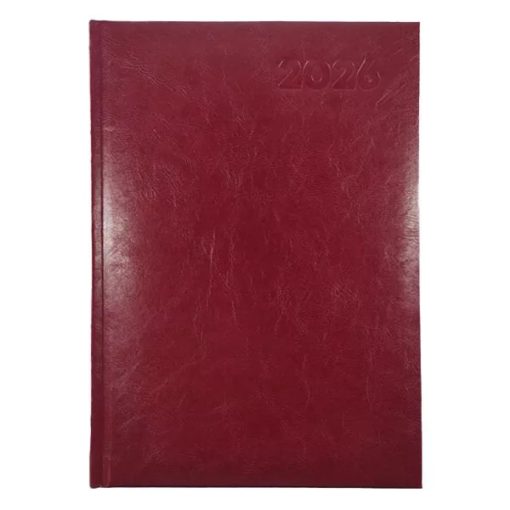 FORTUNA Agenda 2026. évi A/5 napi, Bordó,