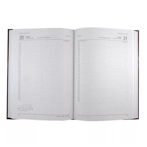 FORTUNA Agenda 2026. évi A/5 napi, Bordó,