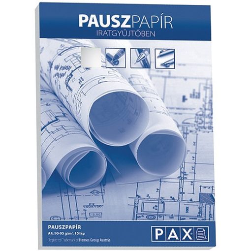 Pax Pauszpapír blokk A/4, 10ív, 90-95g