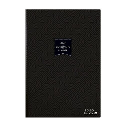 Határidőnapló, agenda, Lizzy Card, heti beosztású B/5 2026. évi For Men