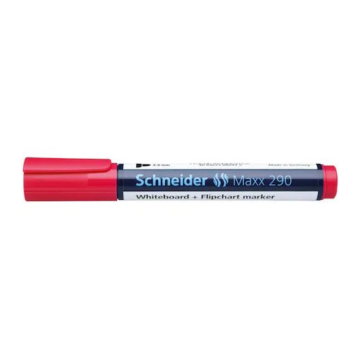 Táblafilc SCHNEIDER 290 kúpos 1-3mm, Piros