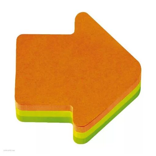 Post-it öntapadó jegyzettömb forma, szív