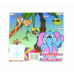 Kivágólap színes 15x15cm 10db/csomag