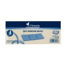 Öntapadós jegyzettömb sárga 50x40 3x100lap/csomag