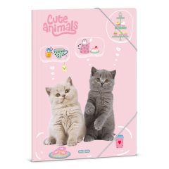 ARS UNA gumis mappa A/4 Cute Animals, Tea party, Cicák
