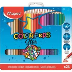 MAPED Color'Peps színesceruza 24db fémdobozban