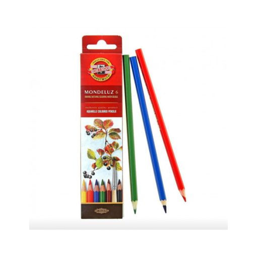 KOH-I-NOOR Mondeluz színesceruza akvarell 6db-os