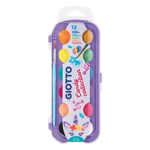 GIOTTO Fila vízfesték 12 színű Candy színek
