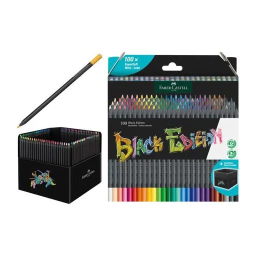 FABER-CASTELL Black Edition színesceruza 100db