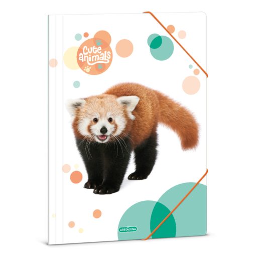 ARS UNA gumis mappa A/4 Best Cute Animals, vörös panda