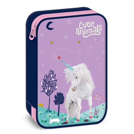 ARS UNA Anatómiai iskolatáska szett, Cute Unicorn, Unikornis, 3 részes