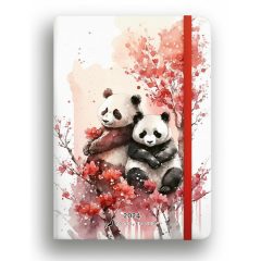   Dolce Blocco Secret Diary 2024. évi - Panda - Ajándék jelölőcímkével