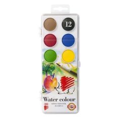   ICO Süni vízfesték 12 színű, 22,5mm átmérőjű gombokkal