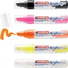 EDDING 5400 AKRIL MARKER 3D DOUBLE LINER (2-3 MM/5-10 MM), Traffic Yellow