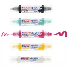 EDDING 5400 AKRIL MARKER 3D DOUBLE LINER (2-3 MM/5-10 MM), Traffic Yellow