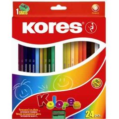 KORES színesceruza hatszögletű 24db