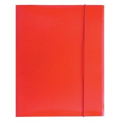 Optima A/4 gumis mappa, piros