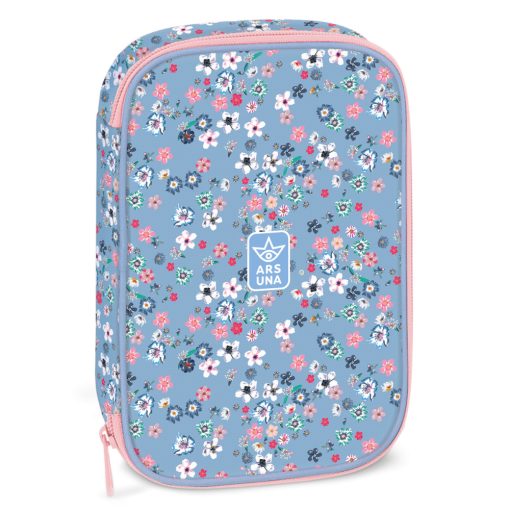 ARS UNA Hátizsák AU-6 iskolatáska szett, Pearl Blossom Blue, 3 részes