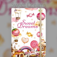   Dolce Blocco Secret Planner 2025. évi - Sweet Dreams - Ajándék jelölőcímkével