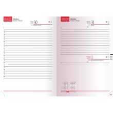 Agenda A/5 napi, 2026. évi, Linett, Lila-Pink