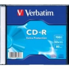 CD írható Verbatim 700MB, 80min, 52x, vékony tok