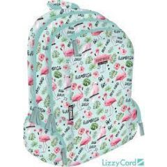 Lizzy Card iskolatáska, hátizsák, Teen+, Flamingo