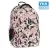    ARS UNA Hátizsák Ergonomikus iskolatáska szett, Flowery Pink, 3 részes