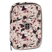  ARS UNA Hátizsák Ergonomikus iskolatáska szett, Flowery Pink, 3 részes