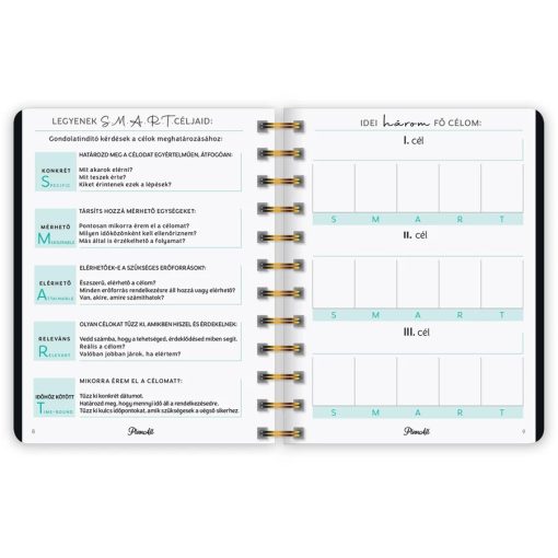 PlanAll Midi Határidőnapló, agenda heti B6 spirálozott 2026. évi - Doggo