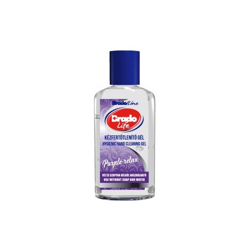 BradoLife fertőtlenítő gél, 50ml, Purple Relax parfümös illatú