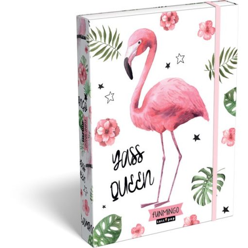 Lizzy Card füzetbox A/5 Flamingo