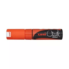UNI Folyékony kréta marker PWE-8K, narancs