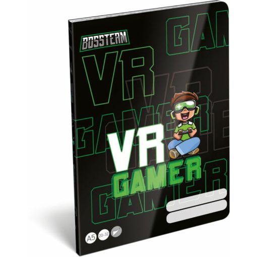 Füzet A/5 VR Gamer, Lizzy Card 20-32, sima