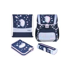   HERLITZ hátizsák, iskolatáska, Loop szett, Unicorn Dreams Iskolatáska szett