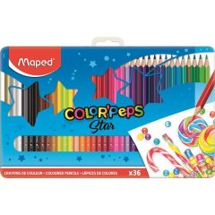 MAPED Color'Peps színesceruza 36db fémdobozban