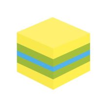 Post-it 51x51mm 400lap, Lime