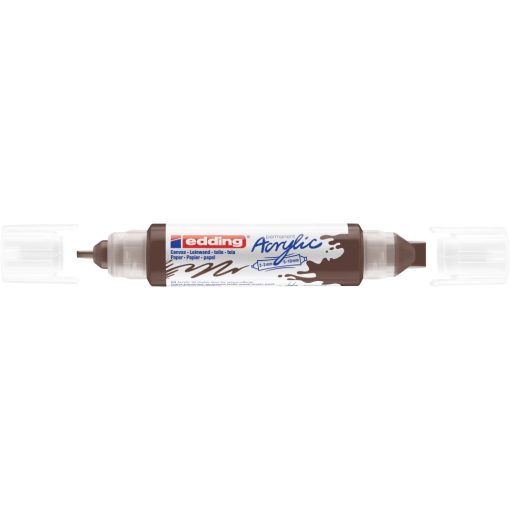 EDDING 5400 AKRIL MARKER 3D DOUBLE LINER (2-3 MM/5-10 MM), Chocolate Brown