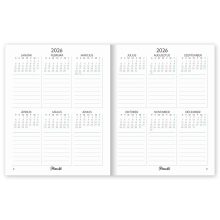 PlanAll heti B6 mini 2026. évi, zsebnaptár - New Year