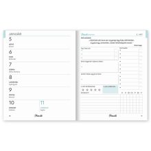PlanAll heti B6 mini 2026. évi, zsebnaptár - New Year