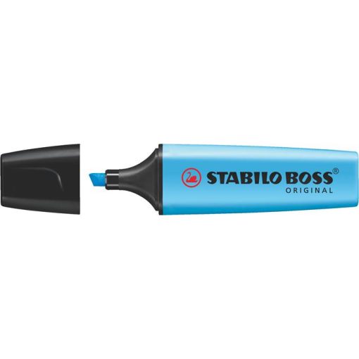 Szövegkiemelő STABILO BOSS vágott, 2-5mm, kék