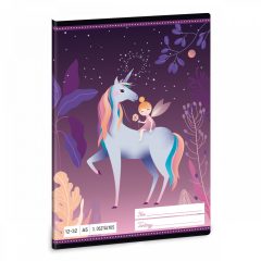   ARS UNA füzet A/5 32 lapos III. osztályos vonalas, Magic Forest, Unikornis, 12-32